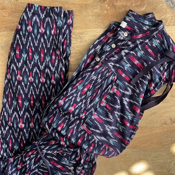 Isabel Marant Purple and Pink Patterned Jumpsuit - Picture 11 of 13